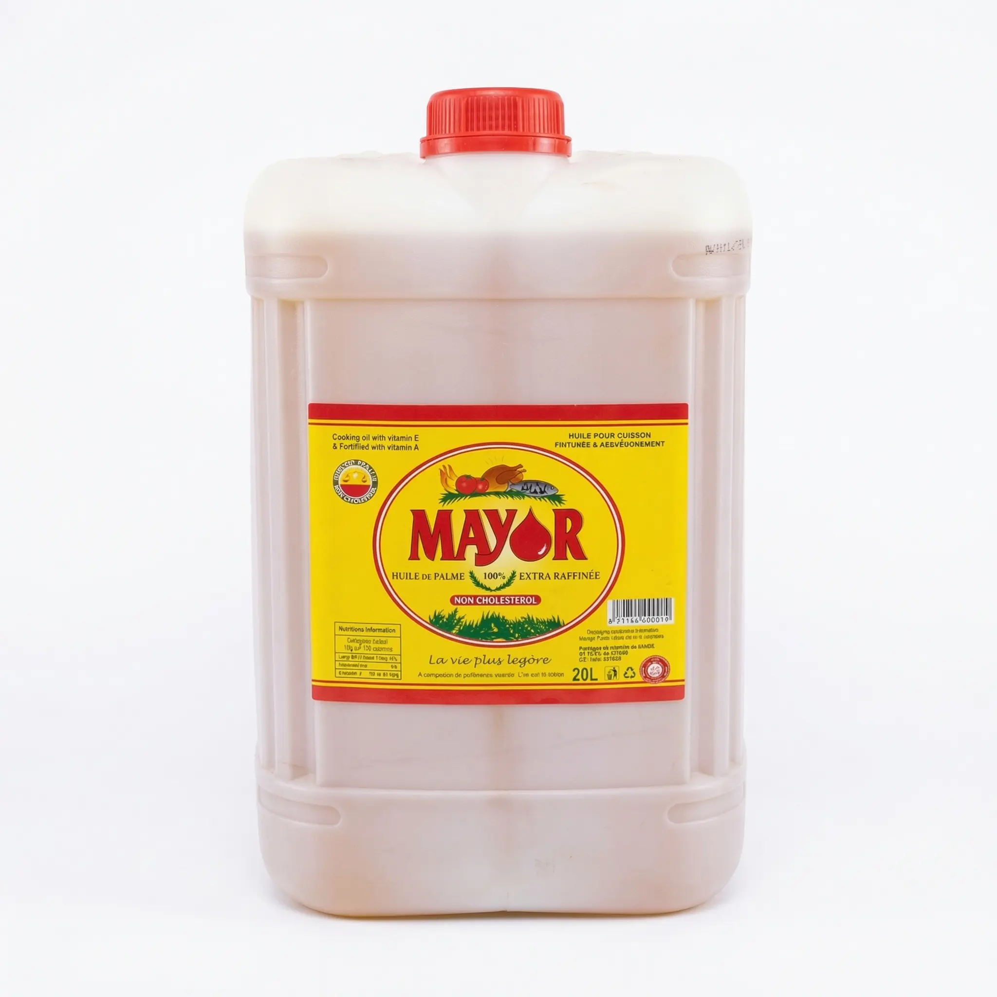 Bidon professionnel huile Mayor 20L grande capacité restauration